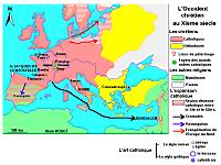 Occident chretien au 11eme siecle